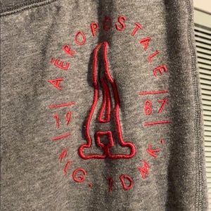 Gray Aeropostale sweatpants